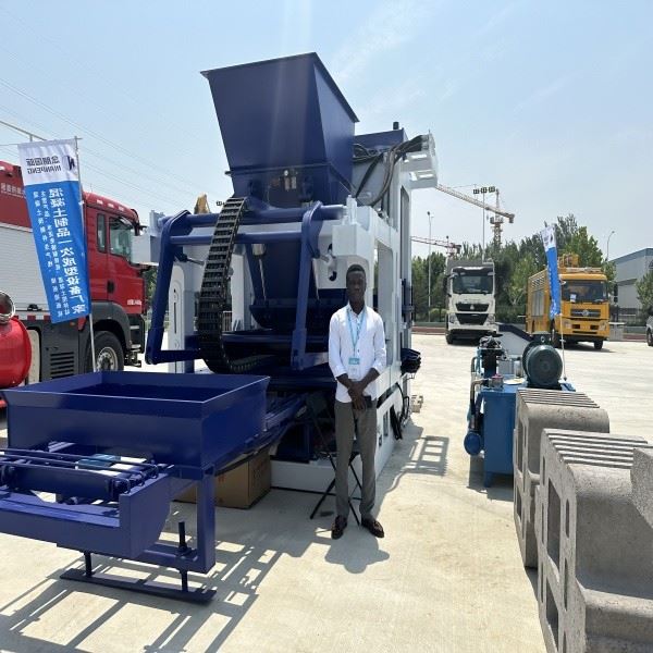 Cement Hollow Block Forming Machine